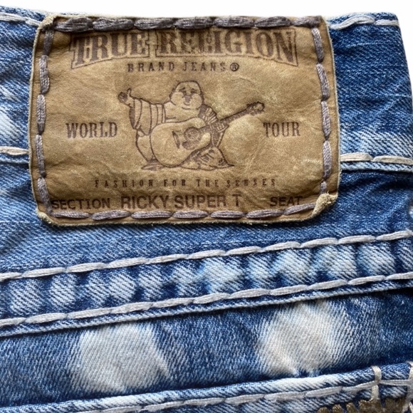 True Religion Jeans Men’s Ricky Super T Size 32 - Picture 4 of 8